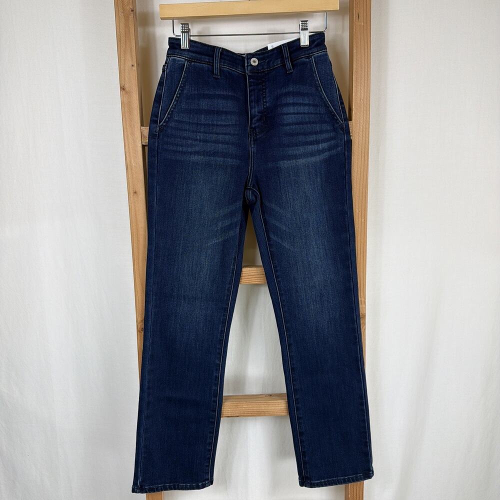 NWT KanCan Dark Blue Straight Leg Jeans #1396 Size 30